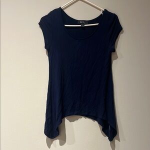 BCX Navy Asymmetrical Top Size XS